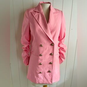 Generation Love Long Line Double Breasted Blazer Career Jacket Size 3  NWOT